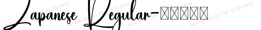 Zapanese Regular字体转换